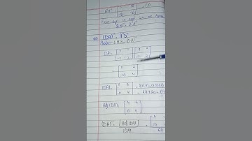 "The Key to Success: Solving Class 9 Math Exercise 1.5 Q6 (Part II) - Matrices and Determinants"