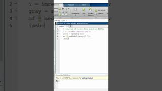 Removing the noise in Matlab