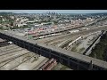 Drone Tour of the CSX Queensgate Yard in Cincinnati, Ohio