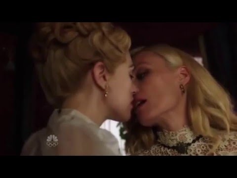 Katie McGrath & Victoria Smurfit lesbian kiss