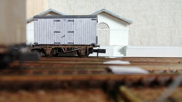 Simple n gauge Uncoupling device for inglenook