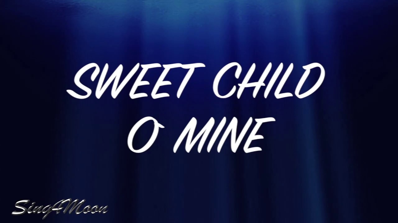 Sweet Child O Mine Guns N Roses Jasmine Thompson Karaoke Instrumental Youtube