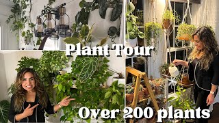 Full Houseplant Tour | How I Plant style my house with over 200 Houseplants/ Creating a Home Oasis