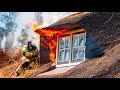 Grote brand in rietgedekte boerderij in Laren 🚒🚒🚒