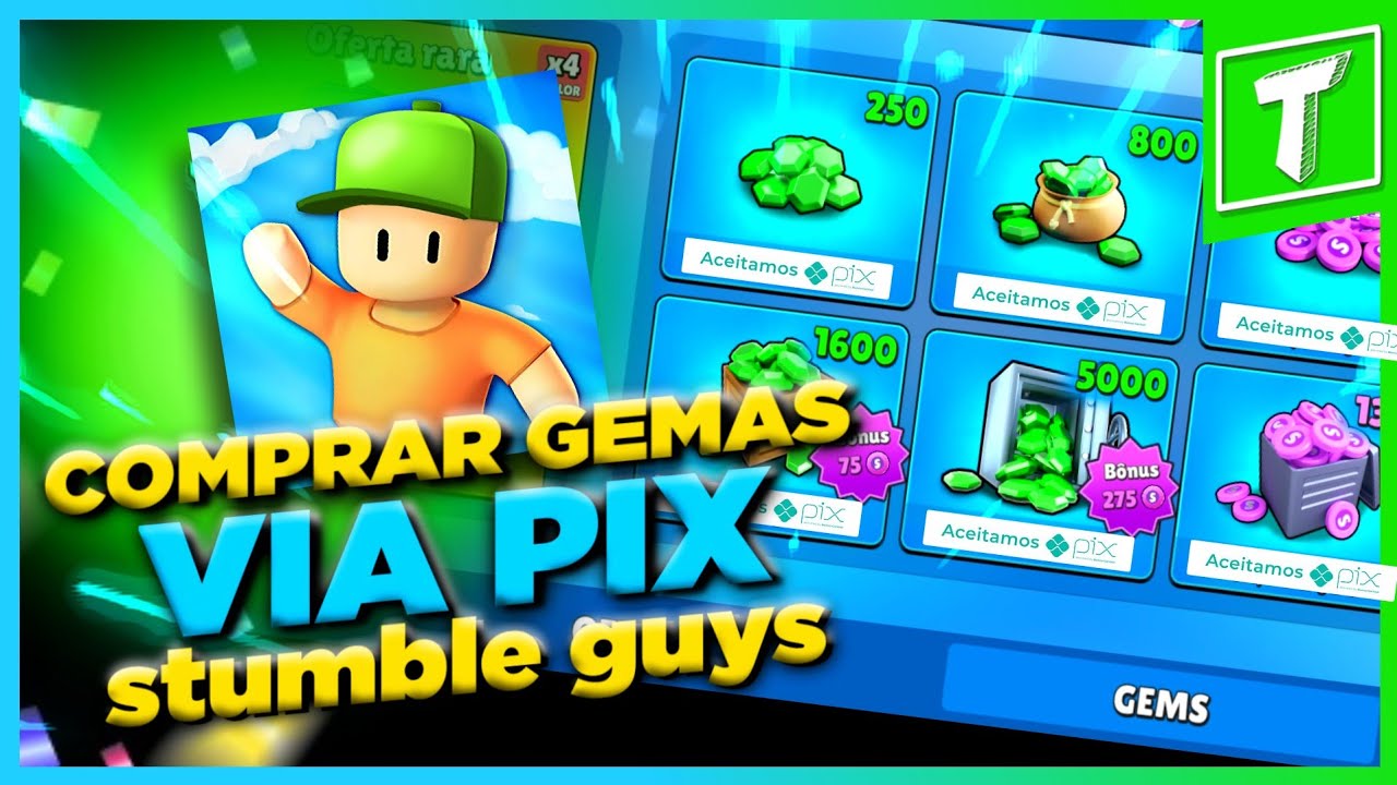 Stumble Guys - 5000 Gems + 275 Tokens Reidos Voucher