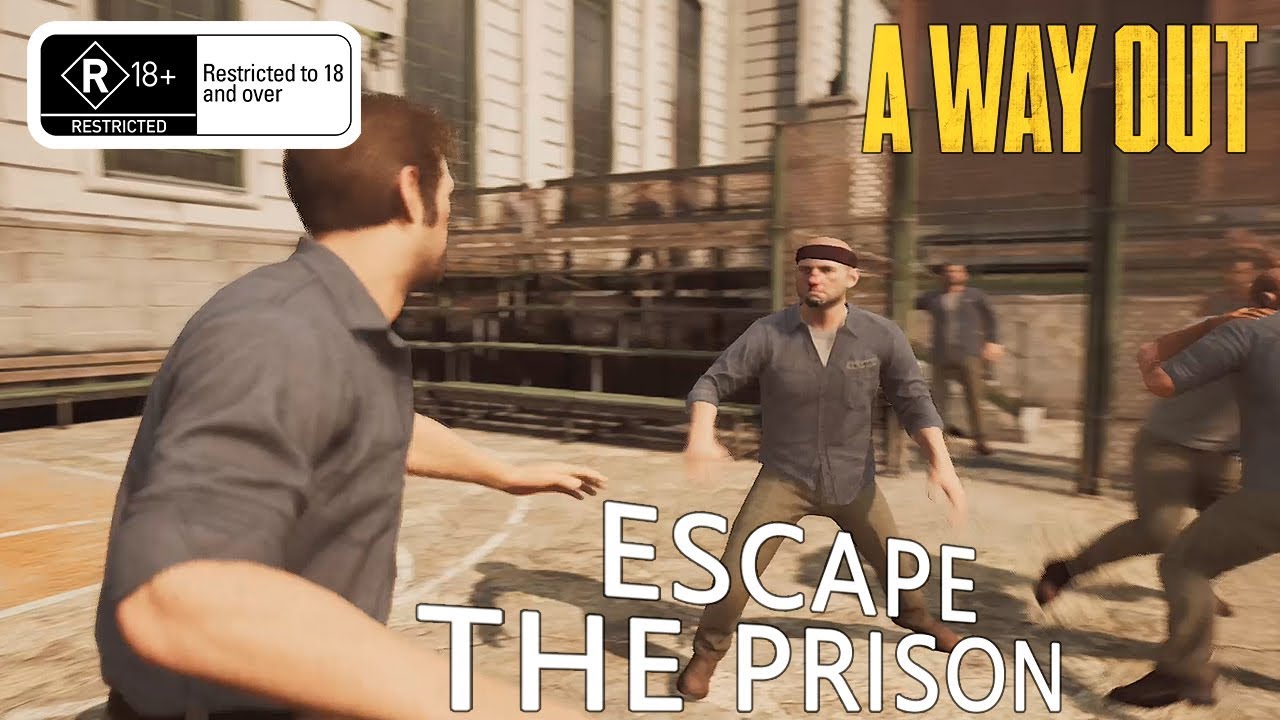 A Way Out - Escape The Prison 🔒 Xbox one gameplay 