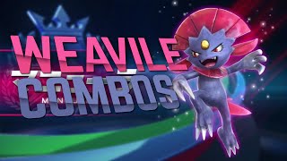 Pokken Tournament Advanced Weavile Combos With Inputs