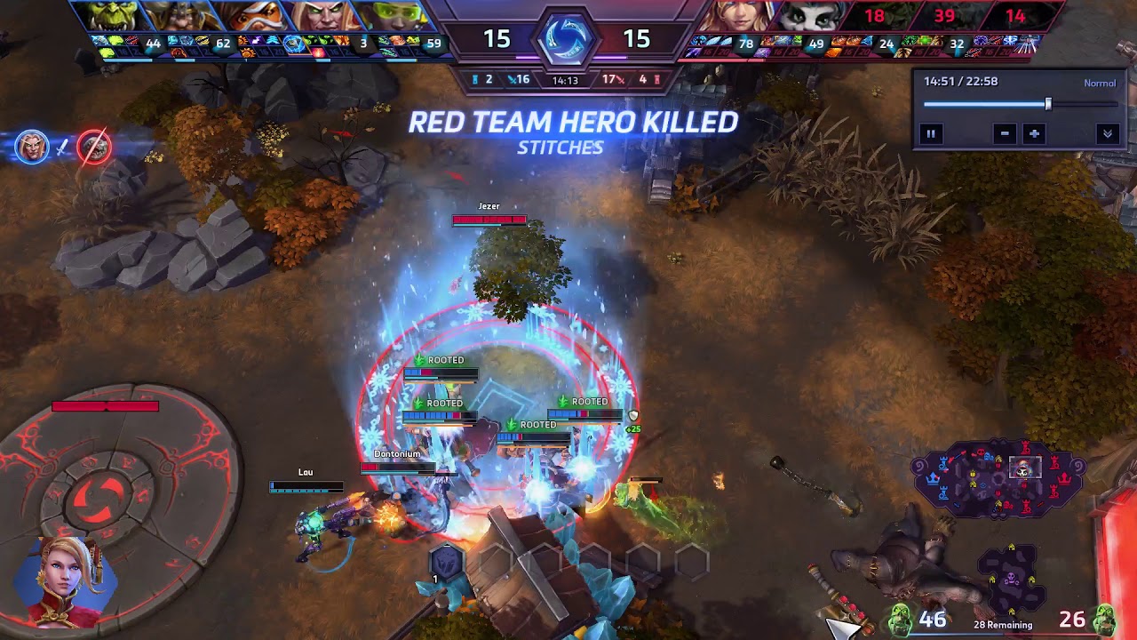 Heroes of the Storm - 4 kills with Jaina