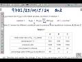 9701/23/M/J/24 - Qn2 - AS LEVEL CHEMISTRY PAPER 23 MAY/JUNE 2024