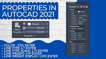 Chapter 10 Properties in AutoCAD | Line Type | Line Type Scale | Line Weight | Line Weight Display |