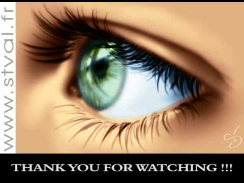 Digital Painting Tutorial 04 : How to draw EYELASHES (Slow motion) - YouTube