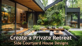 Transform Your Home: Stunning Side Courtyard House Design Ideas