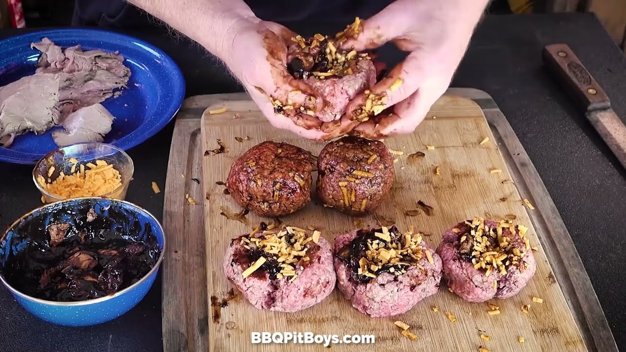 Roast Beef Cheese Stuffed Meatballs | Recipe | BBQ Pit Boys