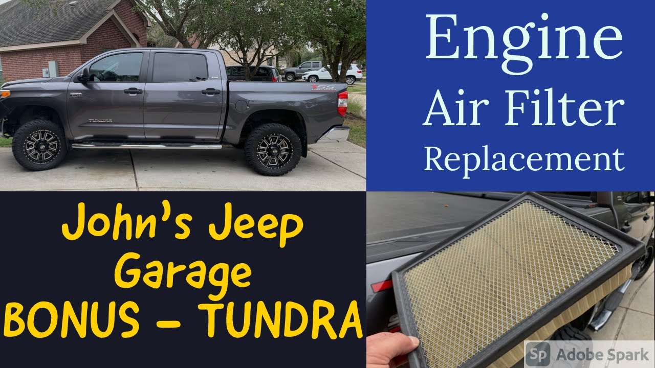 How To Replace An Engine Air Filter On A Toyota Tundra