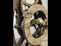 Magnetic wooden clock