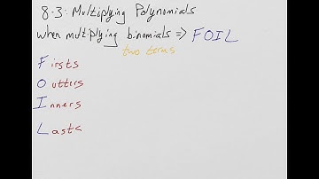 Algebra 1 Chapter 8 Lesson 3