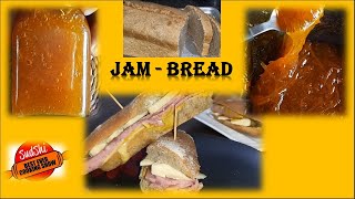 How to Make Bread | How to Make Jam | Jam Bread Recipe | Orange Jam Recipe | No Maida Bread |