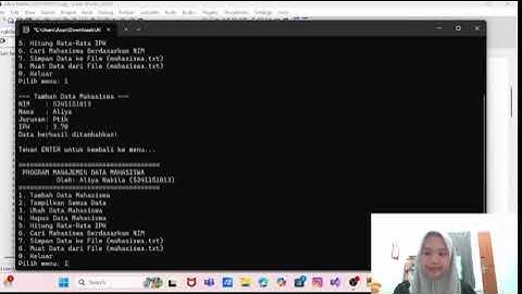 Penjelasan Pemrograman C++ Tema Manajemen Data Mahasiswa