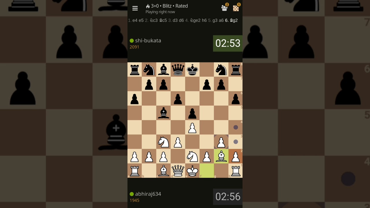 Vienna Game Anderssen Defence abhiraj634(1945) vs 2091 lichess