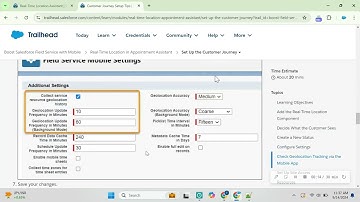 Set Up the Customer Journey | Real-Time Location in Appointment Assistant #salesforce #traihead