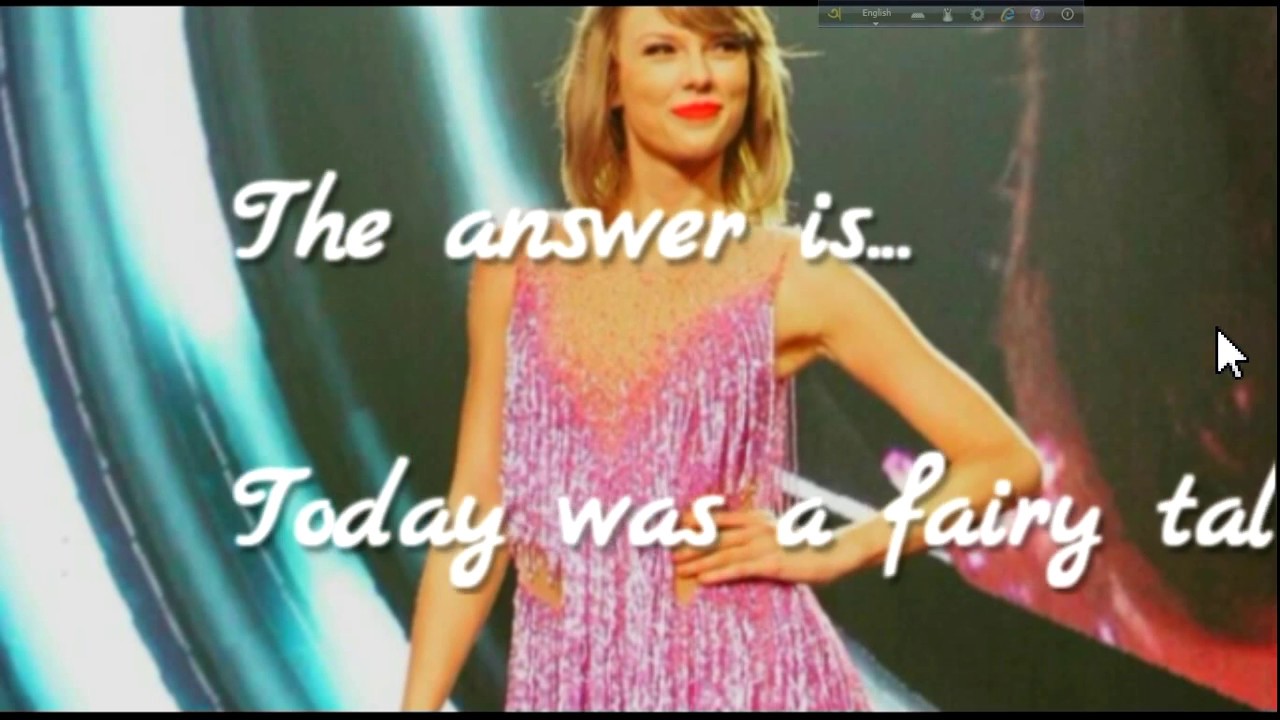 Can you guess the TAYLOR SWIFT SONG? (when it is in fast mode?) QUIZ