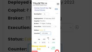 Tradetron || buying strategy || algo trading screenshot 4