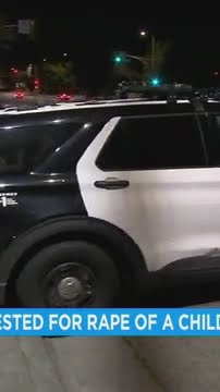 LAPD officer arrested for alleged rape of a child under 14