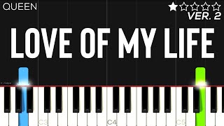 Queen - Love Of My Life | EASY Piano Tutorial screenshot 1