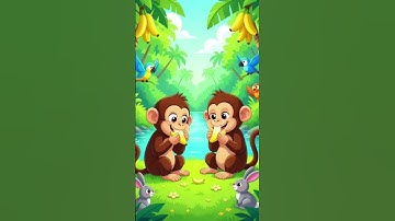 # monkey became a hero #shorts #cartoon #monkey #kids
