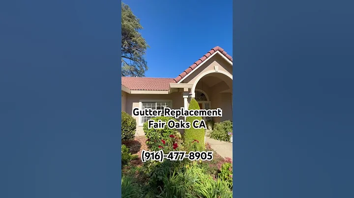 Gutter Replacement in Fair Oaks CA. Nor Cal Gutter Solutions. #gutters #raingutter #construction
