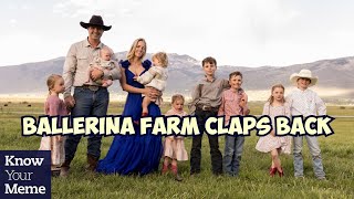 Hannah Neeleman, The Trad-Wife of Ballerina Farm Claps Back At Reporter For Attack On Her Family