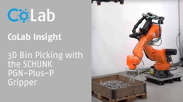 Insights into the CoLab: 3D Bin Picking with the SCHUNK PGN-Plus-P Gripper.