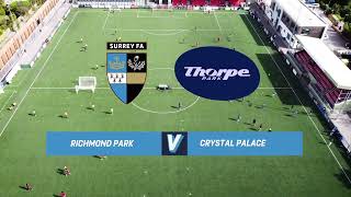 Richmond Park 3  3 Crystal Palace | Palace win the Thorpe Park U14 Girls Cup on penalties