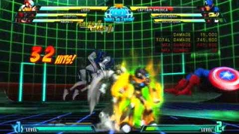 MVC3 - Damage scaling & hit stun reset - Deadpool & Zero