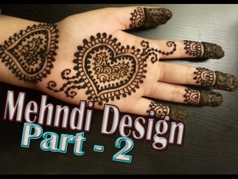 Mehndi Design training tutorial 2 | Simple Easy Mehndi design for you ...