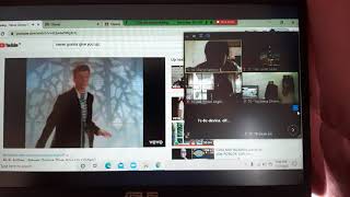 I rick rolled my entire zoom class on recess