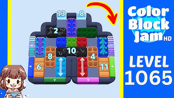 Color Block Jam Level 1065 Solution Walkthrough