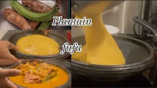 VLOGMAS DAY 6: 6th December 2023 HOMEMADE GHANAIAN PLANTAIN FUFU | Br)de3 fufuo | Healthyliving