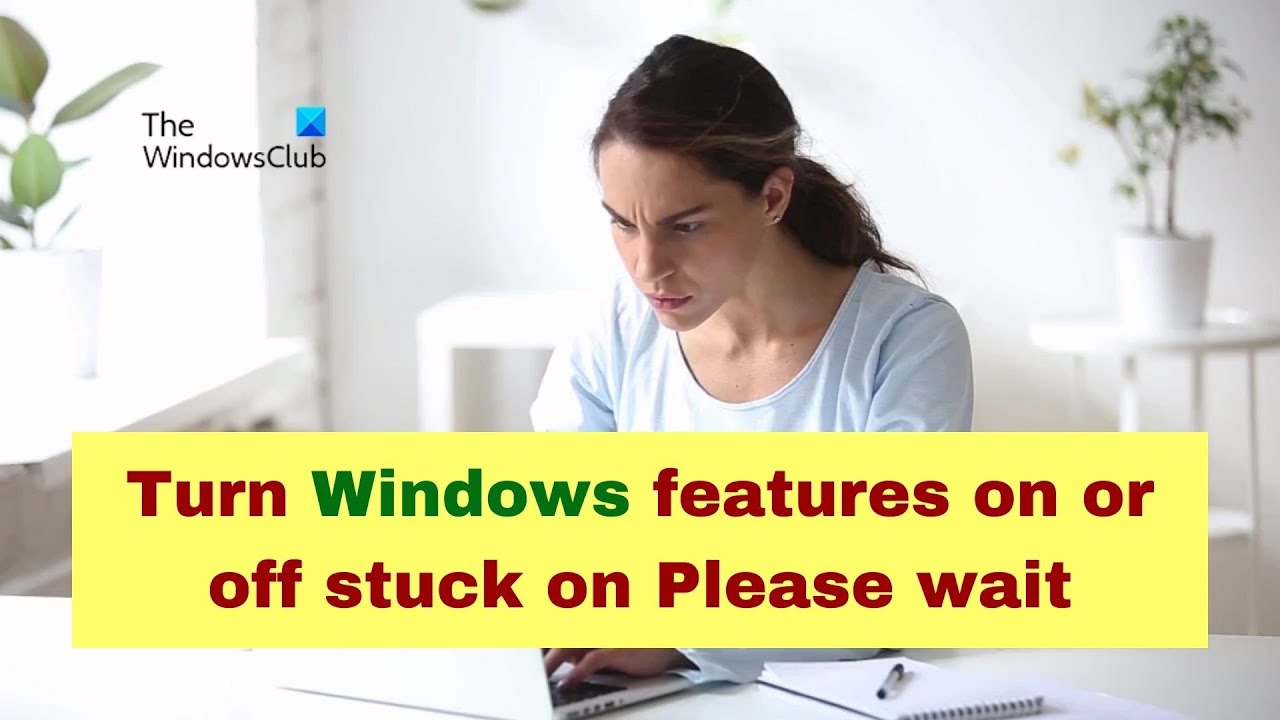 Turn Windows features on or off stuck on Please wait - YouTube