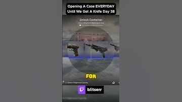 Opening A Case EVERYDAY Until We Get A Knife - Day 38 #shorts