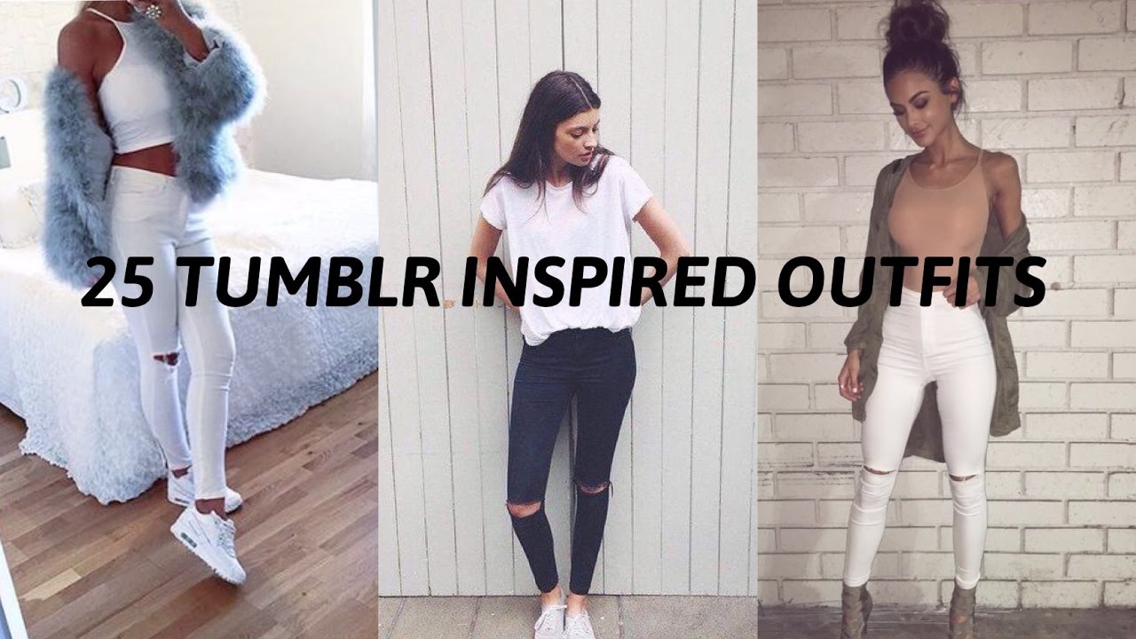 25 TUMBLR INSPIRED OUTFITS I FALL 2016 - YouTube