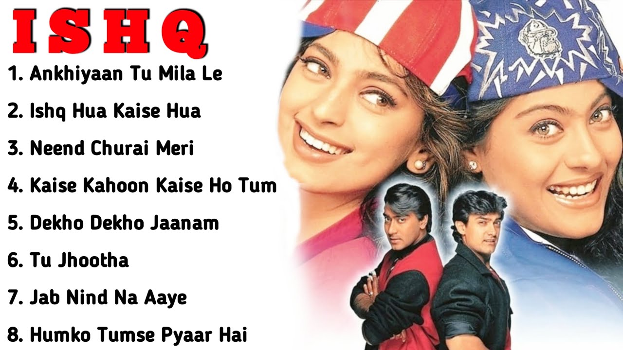 Ishq movie all songs Aamir Khan Juhi ChawlaAjay DevganKajolmusical worldMUSICAL WORLD