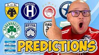 Greek Super League Matc ay 1 Predictions