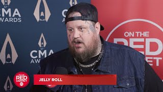 Jelly Roll s parents have supported him from the very beginning 2023 CMA Awards Interview