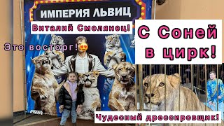 В цирк с Соней/Невероятное представление/Виталий Смолянец/Империя львиц/Мы в восторге