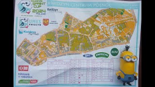 Pomorze Sprint Cup urban orienteering 2024, stage 3 Kwidzyn Centrum course M55