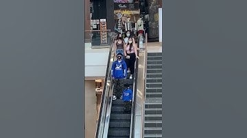 Fire dancing on an escalator #justmaiko #dance #shorts