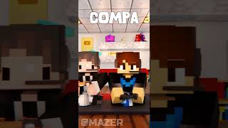 Compa Vs Crush  #Short | Mazer Animation