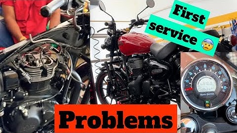 Royal Enfield meteor 350 cheat code problem  ! ECU Warning  ⚠️ 2023 ! First service charges ￼😰 .￼