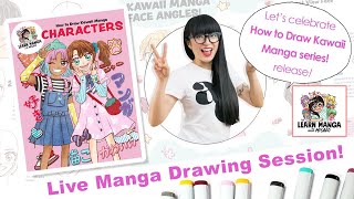 LIVE How to Draw Kawaii Manga session!